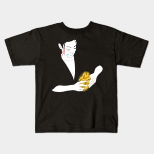 Golden heart Kids T-Shirt